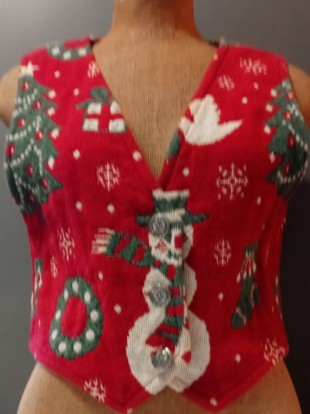 Painted Pony VINTAGE Christmas Vest One Size Fits All